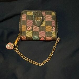 Juicy Couture Gold Wallet with Chain